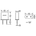 BC21EFD120-26.000000,26MHz,Bomar品牌,穿孔型晶體 BC21EFD120-26.000000,26MHz,Bomar品牌,穿孔型晶體